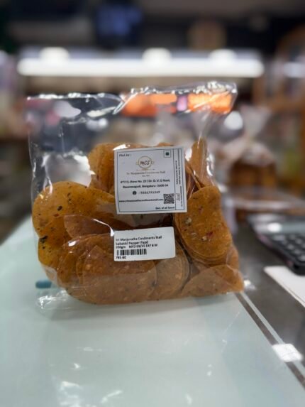 Sabbaki Pepper Papad (Sabudana)