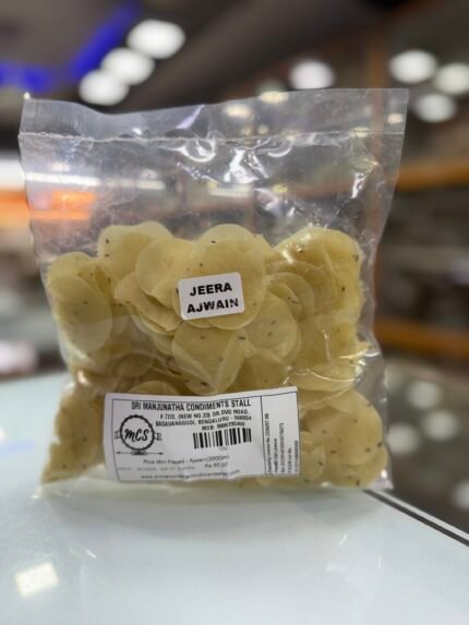 Rice Mini Papad - Jeera Ajwain
